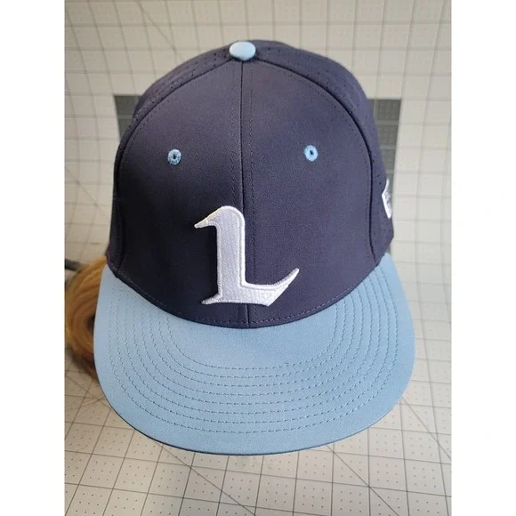The Game Pro Baseball Hat Men's Large Navy Blue Cap Letter L embroidered - Picture 1 of 6